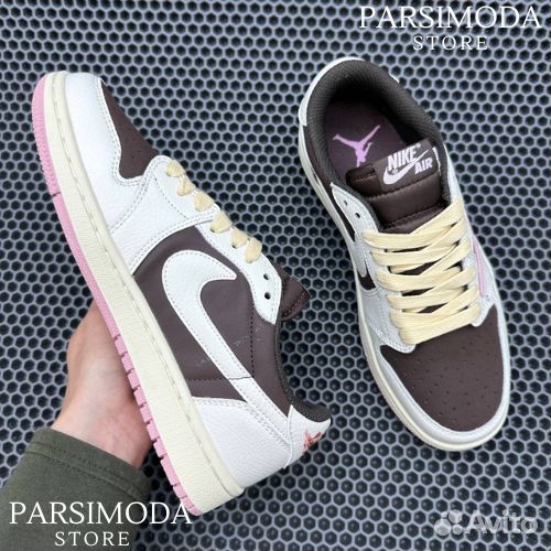 Кроссовки мужские Nike Air Jordan 1 x Travis Scott