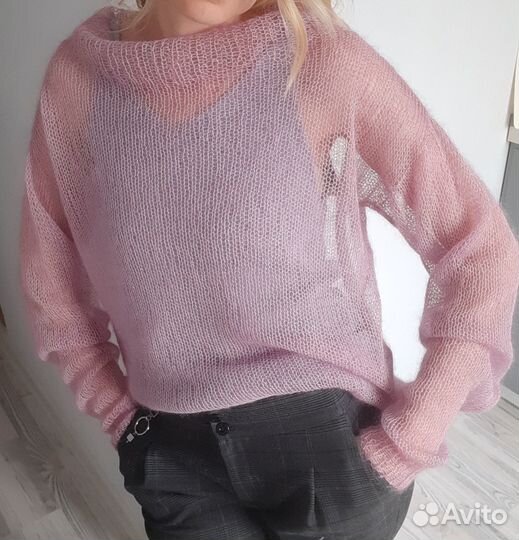 Паутинка вязаная 44-48 Свитер Джемпер Япония