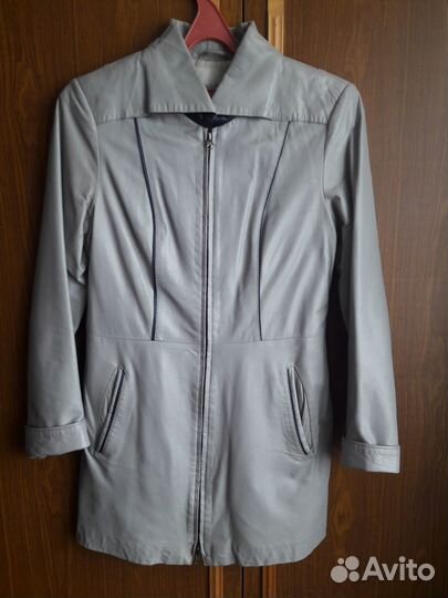 Куртка кожаная женская 46 размер