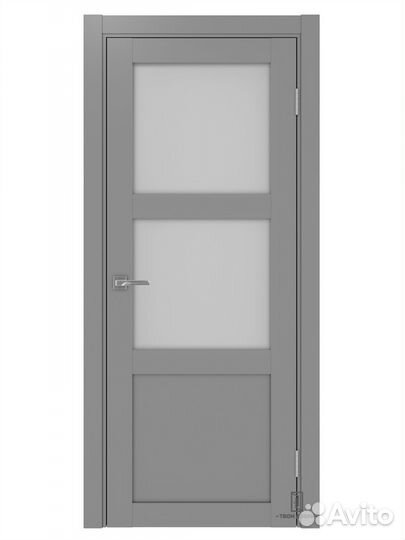 Дверь межкомнатная Оптима Порте 530.221, ясень сер