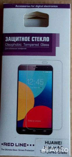 Стекло олеофобное для Huawey Honor 6C. Новый
