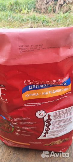 Собачий корм Purina one 10 кг