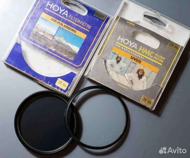Набор светофильтров на объектив 72мм hoya