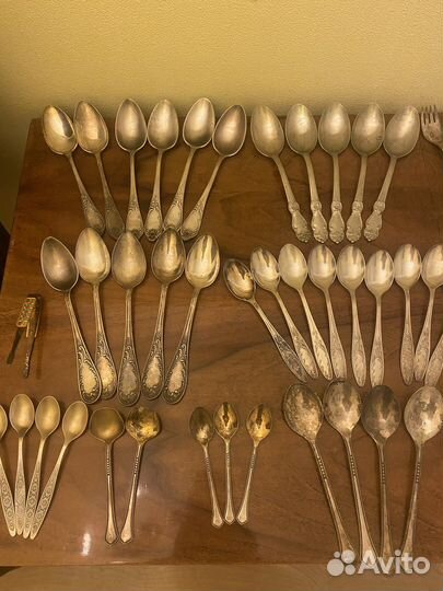 Столовые приборы мельхиор СССР