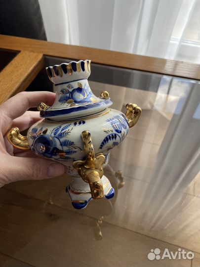 Самовар фарфоровый