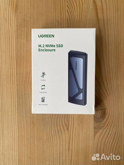 Внешний бокс (переходник) SSD M.2 NVMe msata Ugree