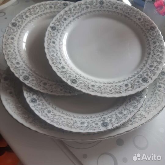 Блюдо 4шт СССР /25и35см диам./ фарфор кнр; за всё