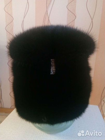 Шапка норковая женская