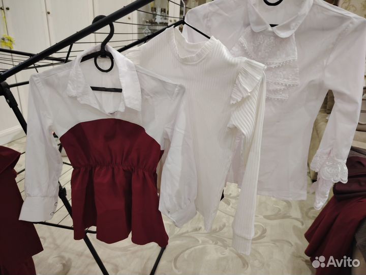 Школьная форма для девочек бордовая