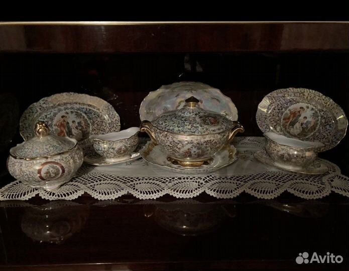 Сервиз Мадонна (гдр, оригинал) обеденный, 12 перс