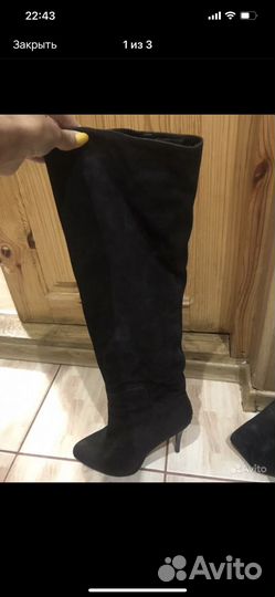 Сапоги ботфорты