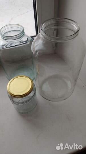 Банки стеклянные разные