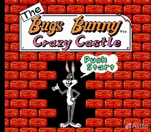 Bugs Bunny: Crazy Castle 8-bit, английская версия