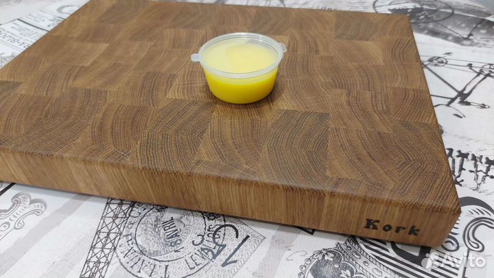 Доска разделочная торцевая дуб от