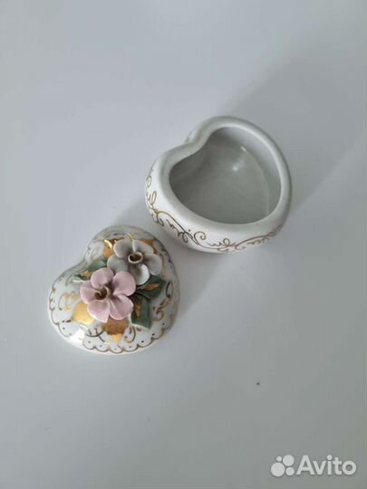 Шкатулка в виде сердца