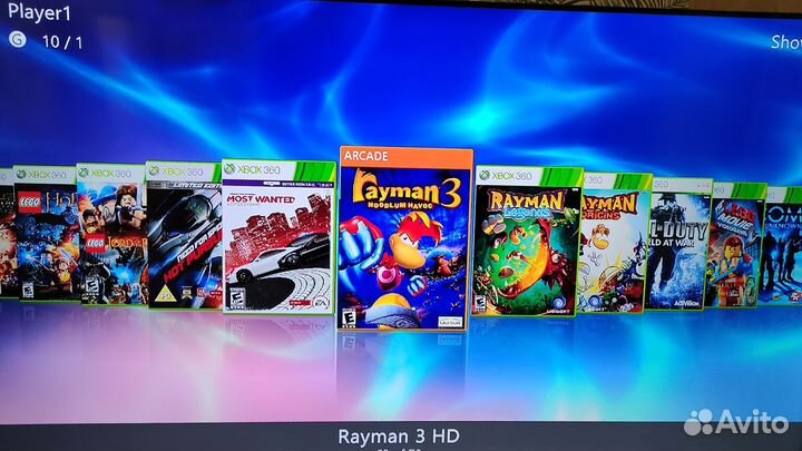 Xbox 360 slim freeboot 500 гб игр на жд