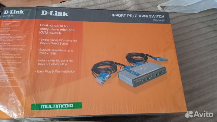 KVM переключатель D-Link dkvm-4K