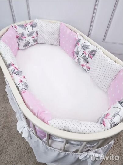 Бортики в кроватку новые