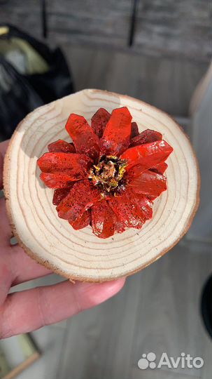 Декор из шишек