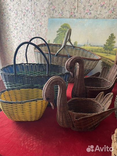 Корзина плетеная