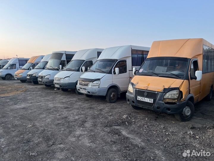 В разборе газель