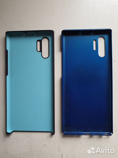 Чехол кожаный оригинал на Samsung Note 10+ Новый