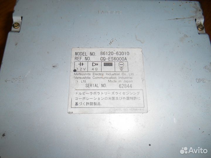 Автомагнитола Тойота Toyota 50303 86120-63010