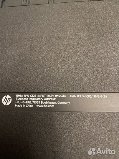 Ноутбук hp