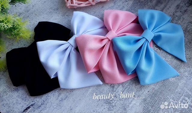 Банты на заколке