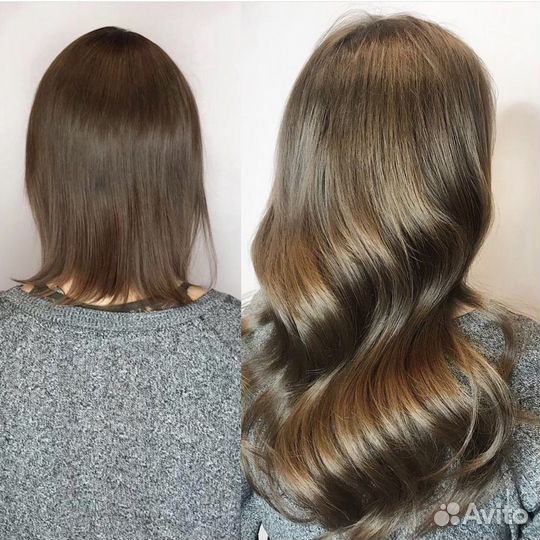 Наращивание волос Капсульное Ленточное Трессовое