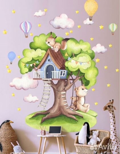 Интерьерные наклейки