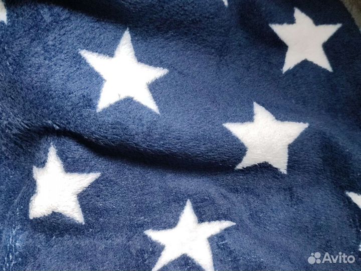 Плед покрывало 180 200 звездочки