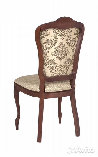 Стул Виконт (тон 317+патина чёрная/Агата серая)