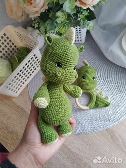 Вязаные игрушки дракон