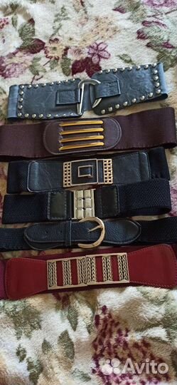 Ремни женские 14 штук