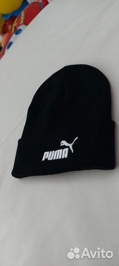 Мужская шапка двойная вязаная Puma