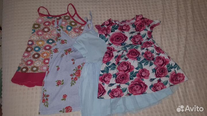 Платья пакетом 92-98