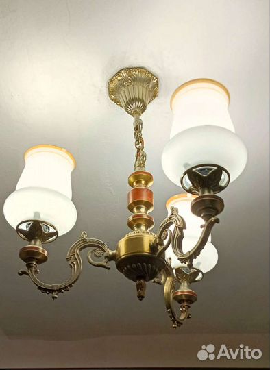 Люстра потолочная бу