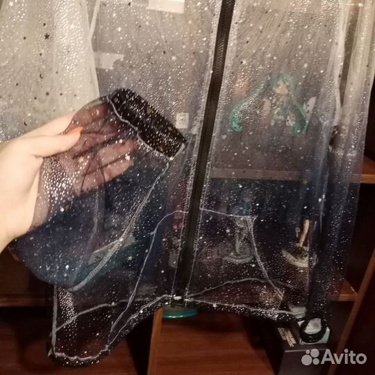 Зип худи прозрачное