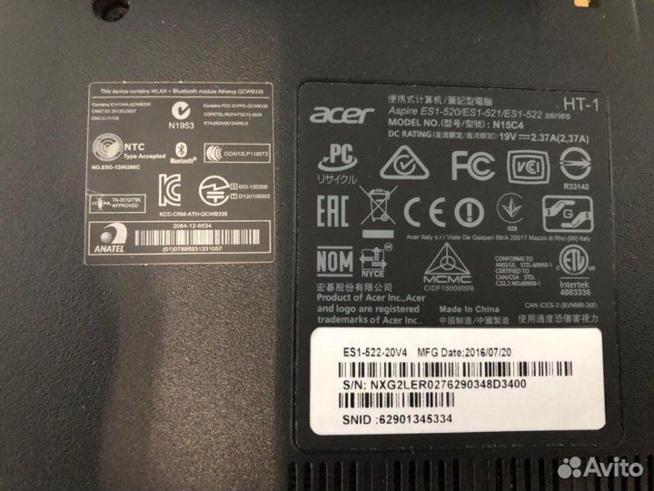 Ноутбук Асеr