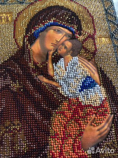 Вышивка бисером.Лики святых. Иконы
