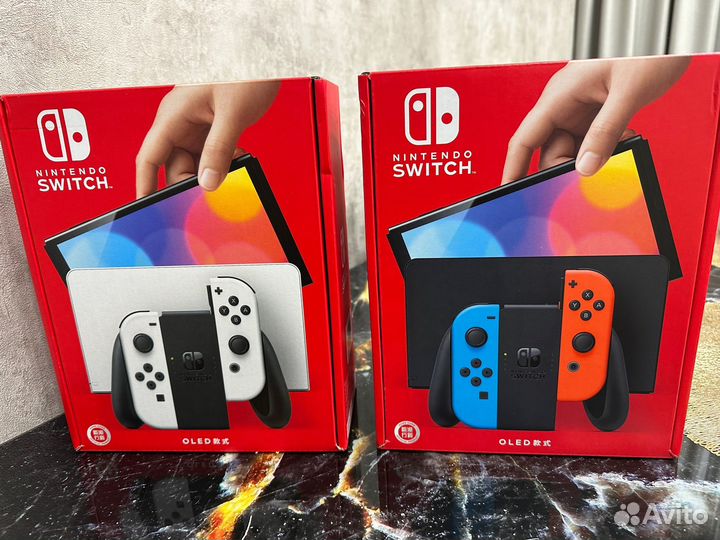 Nintendo Switch oled white прошитая