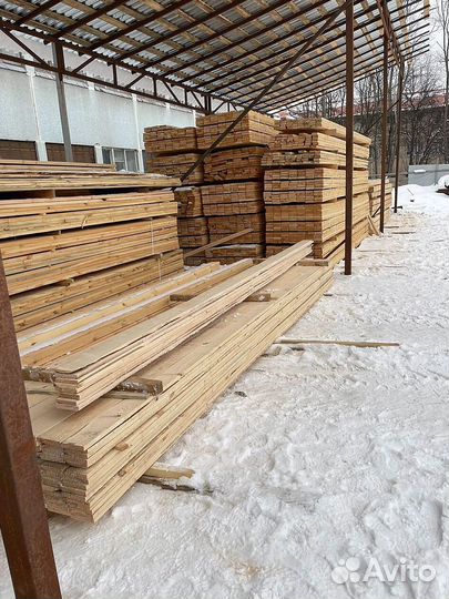 Доска обрезная 25х150х6000мм с доставкой