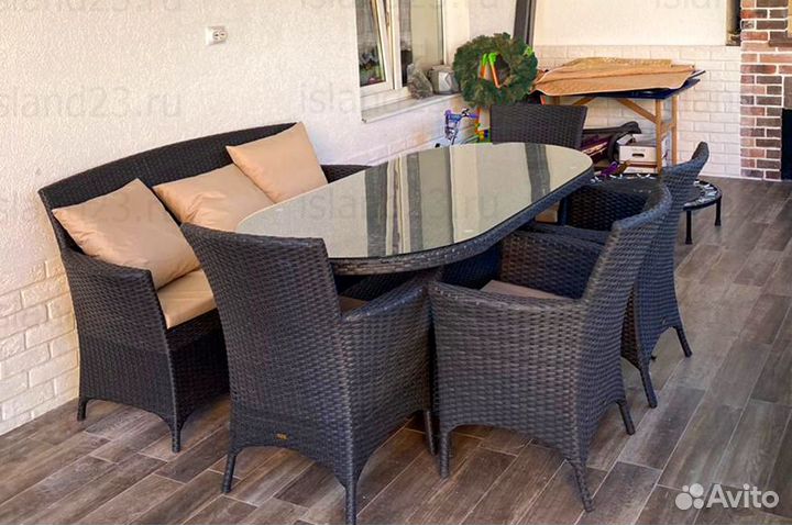 Комплект плетеной мебели 