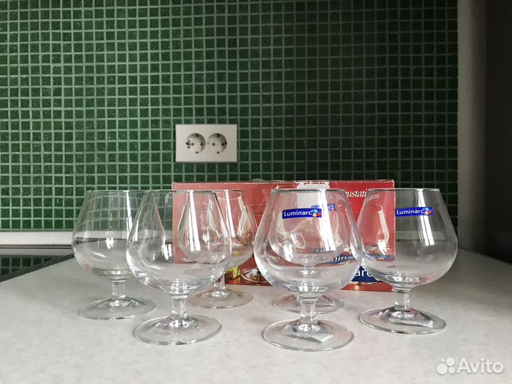 Коньячные бокалы 6 штук