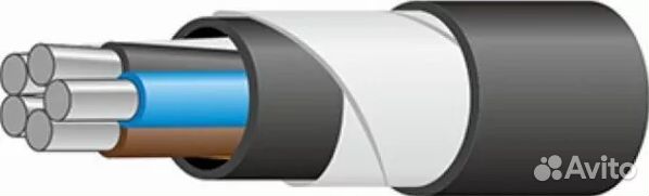 Кабель авбшв 5х10 ок (N PE) 0.66кВ