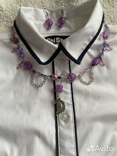 Чокер и серьги