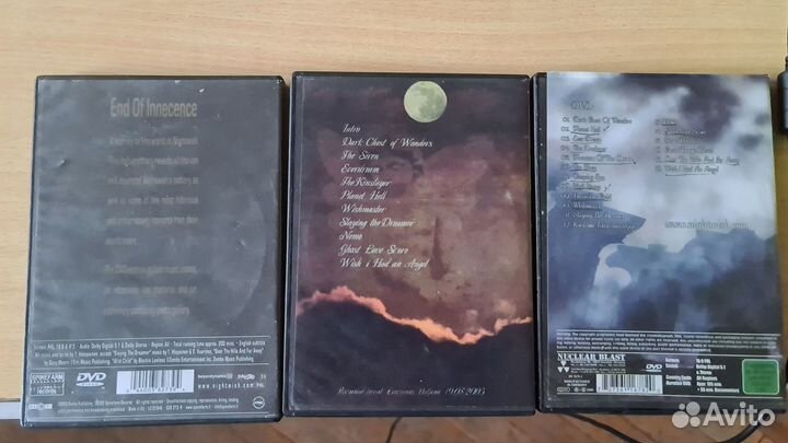 Nightwish коллекция 2 dvd концерта и 1 dvd история