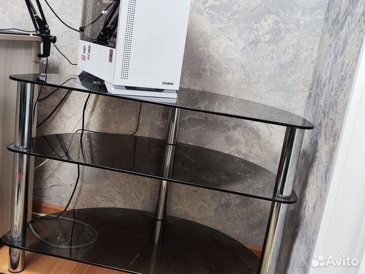 Стеклянная тумба