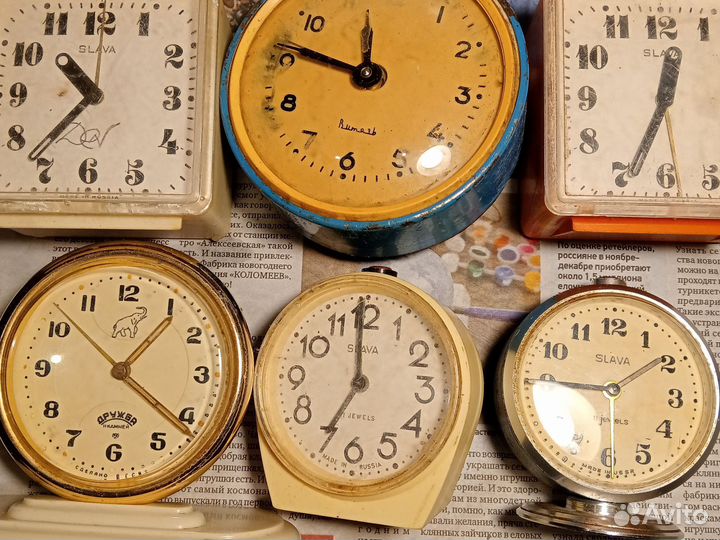 Будильник Слава СССР